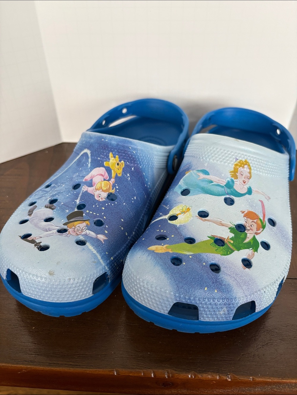 CROCS Blue Peter Pan & Tinker Bell Print Disney